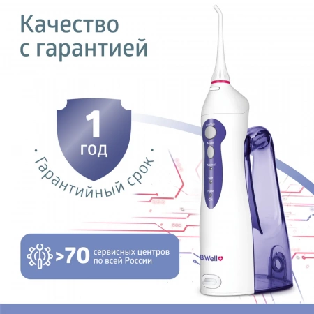 Ирригатор полости рта B.Well WI-911 с увеличенной емкостью 330 мл купить в Саратове